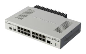 MikroTik CCR2004-16G-2S+PC: Cloud Router 4Cores 1.7Ghz, 4GB, 16xGE LAN, 2xSFP+