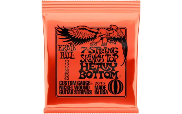 Ernie Ball 2615 Slinky Nickel E-Gitarren Saitensatz, STHB 10-62, 7-Saiten kaufen Schweiz | Mediatech.ch