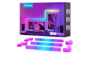 Govee Wandleuchte Glide 8+4 2.4 m, WiFi, RGBIC, 12V/3A