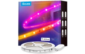 Govee LED-Leuchtstreifen 5M mit Schutzbeschichtung, WiFi, BT, RGBIC