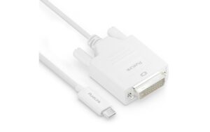 Purelink USB-C auf DVI Kabel, 1m 1920x1200, iSerie, Farbe: weiss