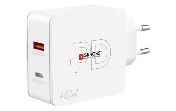 SKROSS Netzteil Multipower 2 Pro+ EU, USB-C / USB-A, Weiss kaufen Schweiz | Mediatech.ch
