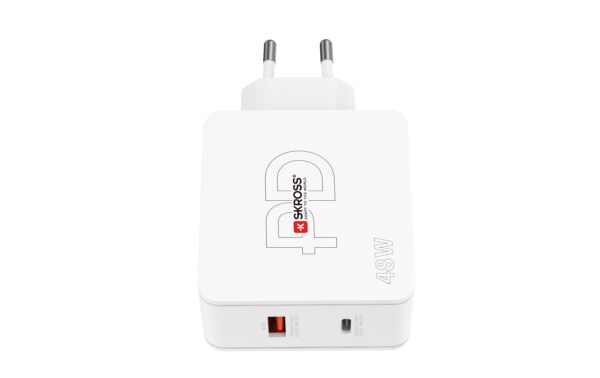 SKROSS Netzteil Multipower 2 Pro+ EU, USB-C / USB-A, Weiss