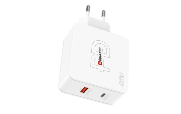 SKROSS Netzteil Multipower 2 Pro+ EU, USB-C / USB-A, Weiss