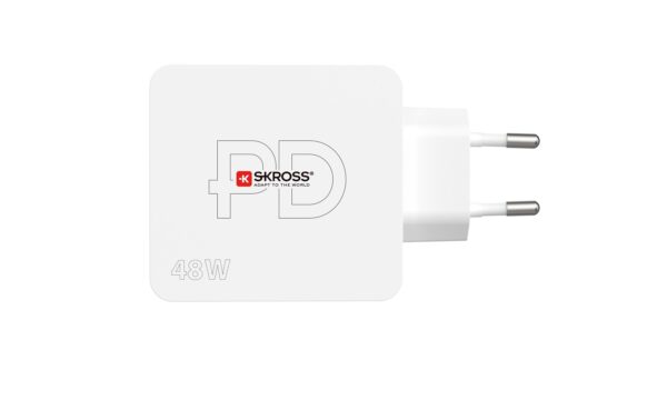 SKROSS Netzteil Multipower 2 Pro+ EU, USB-C / USB-A, Weiss