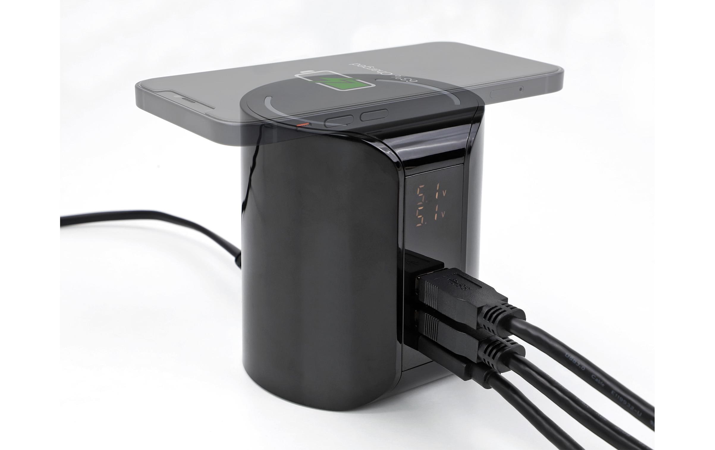 1375810_6 - Mediatech Delock Ladestation 41441 USB und kabellos USB und kabelloses Ladegerät