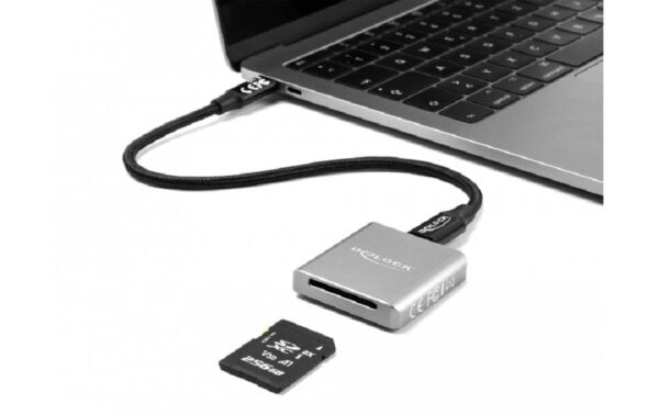 Delock USB 3.0 Card Reader SD Esxpress USB-Typ-C, SD Express (SD 7.1)