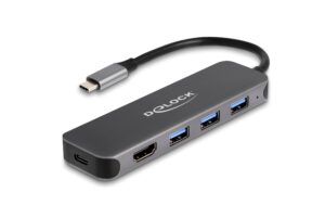 1375814 - Mediatech Delock USB 3.2 Gen1 Adapter Type-C 64171 3x USB Typ-A + 1x 4K HDMI kaufen Schweiz | Mediatech.ch