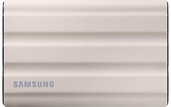 1378551 - Mediatech SSD Samsung Port. SSD T7 shield 1TB beige USB 3.2 Gen.2, NVMe, 1050MB/s, 1000MB/s