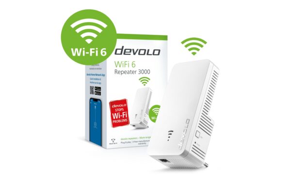 1378725_2 - Mediatech devolo WiFi 6 Repeater 3000 WPS, 1xLan, Plug&Play