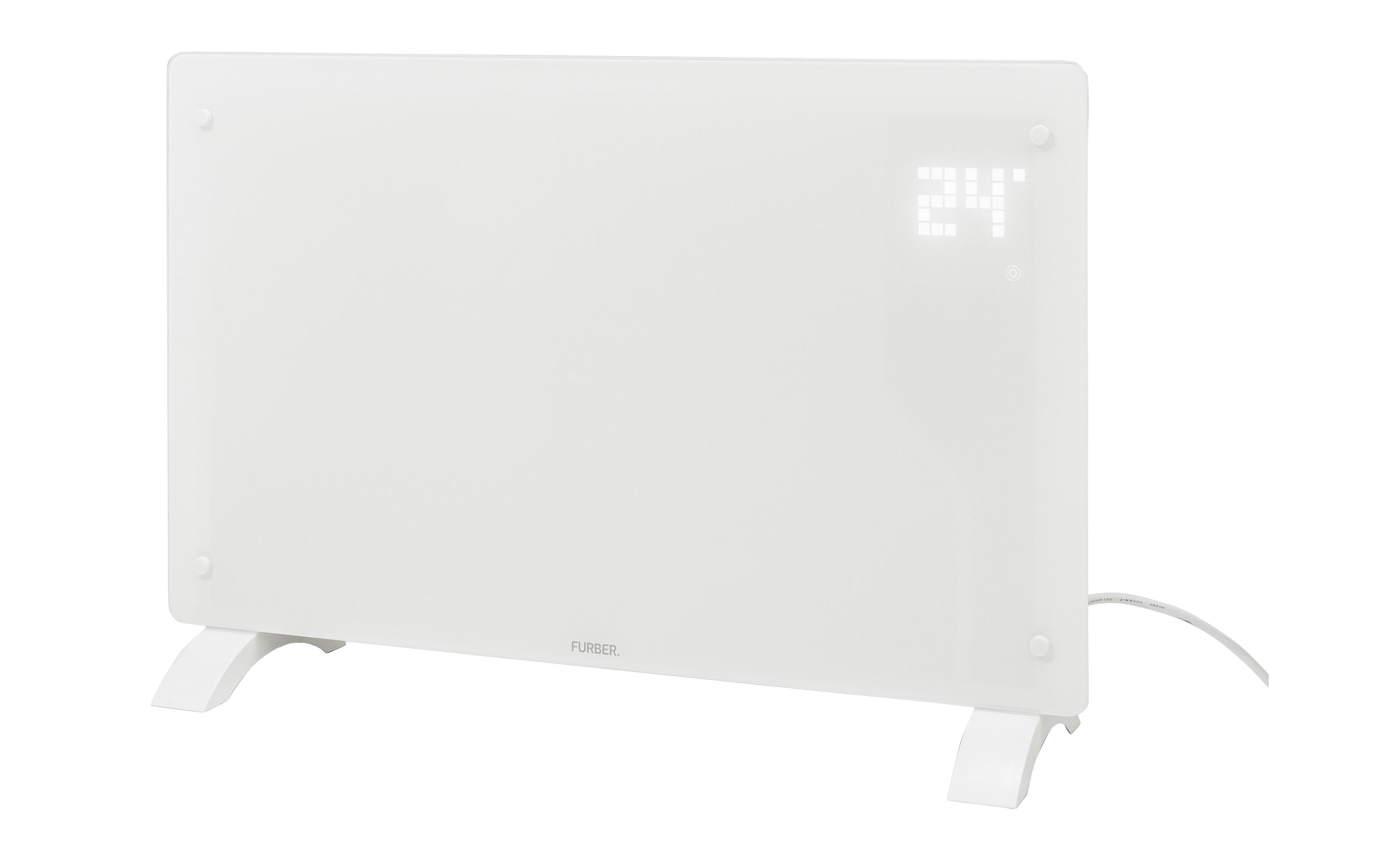 1379414 - Mediatech FURBER, Konvektor Savi 2000 W, Weiss Glasfront, 2000W, LED Display, wifi kaufen Schweiz | Mediatech.ch