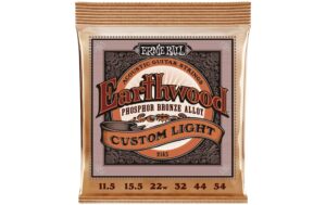 Ernie Ball 2145 Earthwood Phosphor Bronze Akustik Saitensatz, Custom Light 11,5-54