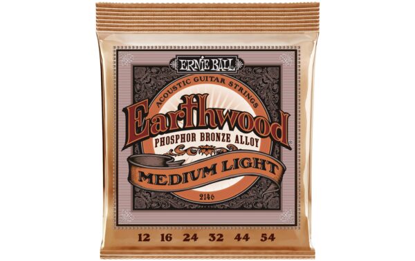 Ernie Ball 2146 Earthwood Phosphor Bronze Akustik Saitensatz, Medium Light 12-54 kaufen Schweiz | Mediatech.ch