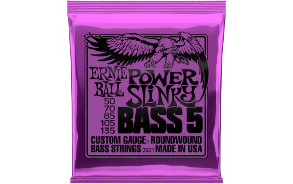 1380381 - Mediatech Ernie Ball 2821 Slinky E-Bass Saitensatz, 5-String, Power 50-135 kaufen Schweiz | Mediatech.ch