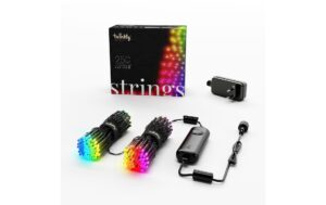 Twinkly String, 250LEDs, RGBW, 8 cm lamp Wifi,BT, IP 55, Musicsensor