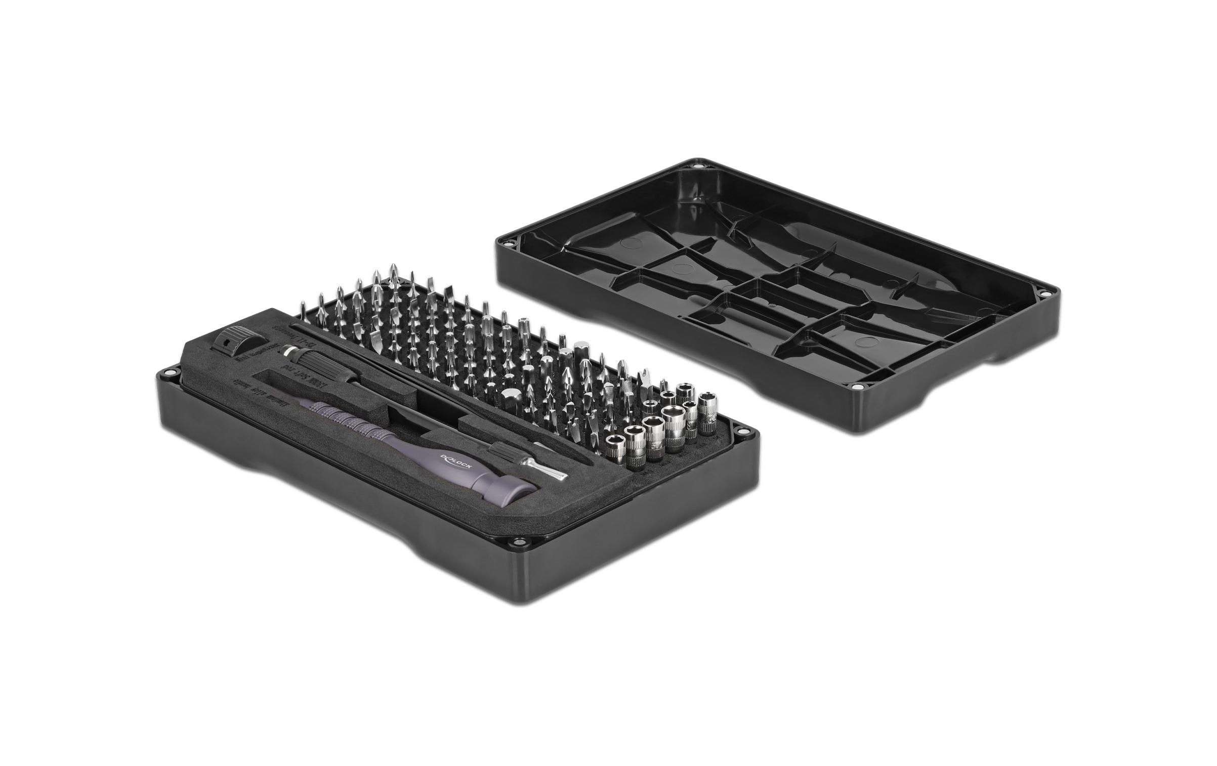 1380856 - Mediatech Delock Präzisions Schraubendreher Set 106-teilig kaufen Schweiz | Mediatech.ch
