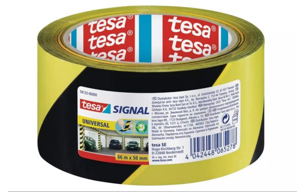 Tesa SIGNAL Universal Markierungsklebeband schwarz / gelb kaufen Schweiz | Mediatech.ch