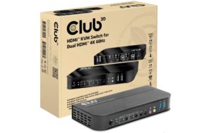 Club 3D, HDMI KVM Switch 4K60Hz