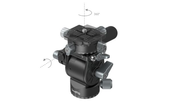 1386130_3 - Mediatech SmallRig Lightweight Fluid Video Head