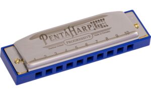 Hohner Penta Harp LF-Moll Mundharmonika, diatonisch