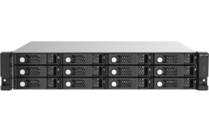 QNAP 12-bay 2U Rackmount SAS 12Gbps JBOD Erweiterungseinheit, redundantes Netzteil