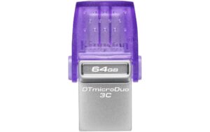 1387384 - Mediatech Kingston DT MicroDuo 3C 200MB/s 64GB OTG USB 3.2 Gen 1 / Dual USB-A + USB-C kaufen Schweiz | Mediatech.ch