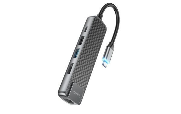 onit Type-C Multifunktionsadapter HDMI / USB-A / USB-C / RJ-45 kaufen Schweiz | Mediatech.ch