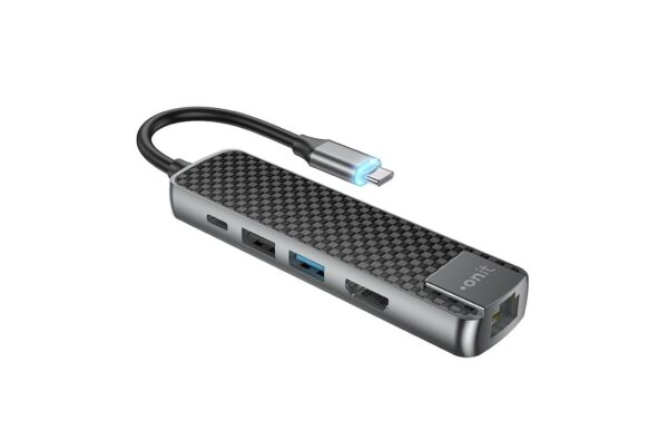 onit Type-C Multifunktionsadapter HDMI / USB-A / USB-C / RJ-45