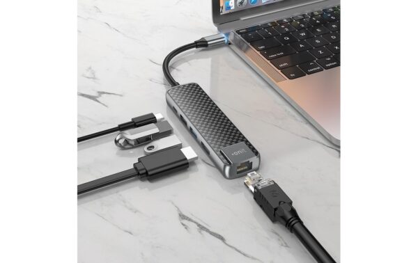 onit Type-C Multifunktionsadapter HDMI / USB-A / USB-C / RJ-45
