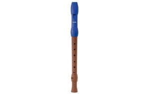 Hohner Alegra Line Blockflöte 2-teilig,  Barock System, Blau