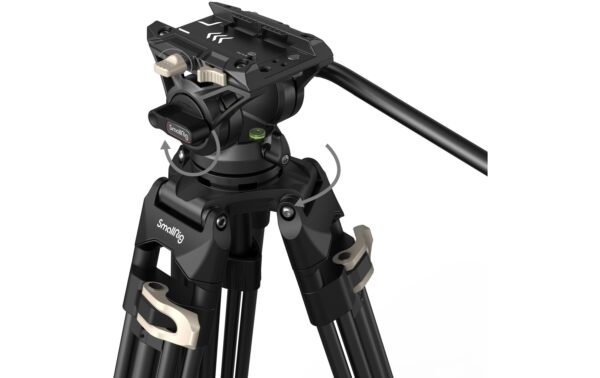 SmallRig Heavy-Duty Fluid Head Tripod AD-01 