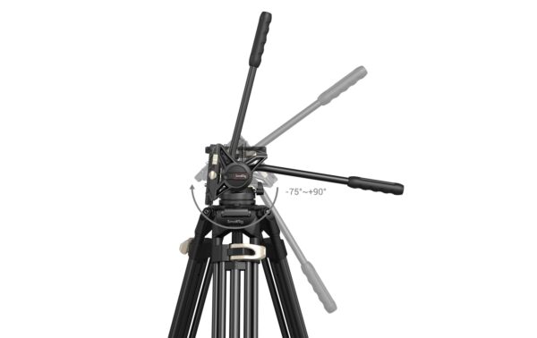 SmallRig Heavy-Duty Fluid Head Tripod AD-01 