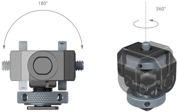 SmallRig Swivel and Tilt Adj. Monitor Mount mit ARRI-Style Screw mount 2903B