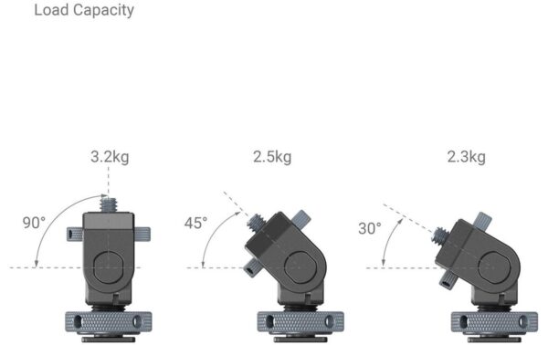 SmallRig Swivel and Tilt Adj. Monitor Mount mit ARRI-Style Screw mount 2903B