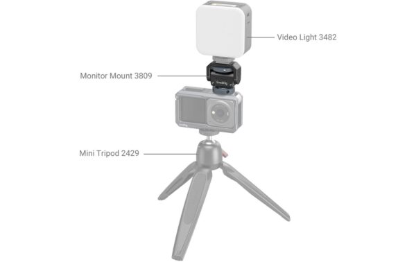 SmallRig Swivel and Tilt Adj. Monitor Mount mit ARRI-Style Screw mount 2903B