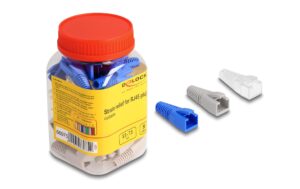 1388215 - Mediatech Delock Knickschutztülle für RJ45 Stecker schneidbar, 50er Set, farbig kaufen Schweiz | Mediatech.ch