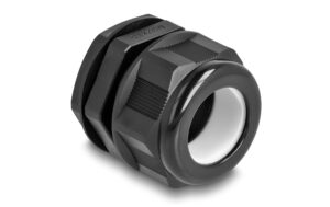 Delock EX-Kabelverschraubung M32, schwarz, 2 Stück