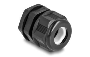 Delock EX-Kabelverschraubung M20, schwarz, 2 Stück