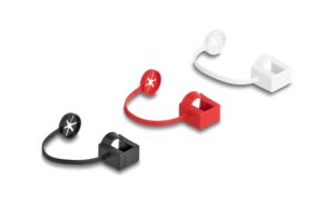 Delock Staubschutz für RJ45 Stecker mit Befestigungsclip, 50er Set, farbig kaufen Schweiz | Mediatech.ch