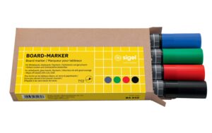 Sigel, Whiteboard-Marker 4 Stück, Schwarz/B schwarz, rot, blau, grün, 4 Stk. kaufen Schweiz | Mediatech.ch