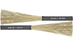 Vic Firth VFRM2 Remix Brush RM2 Besen, Paar, African Grass
