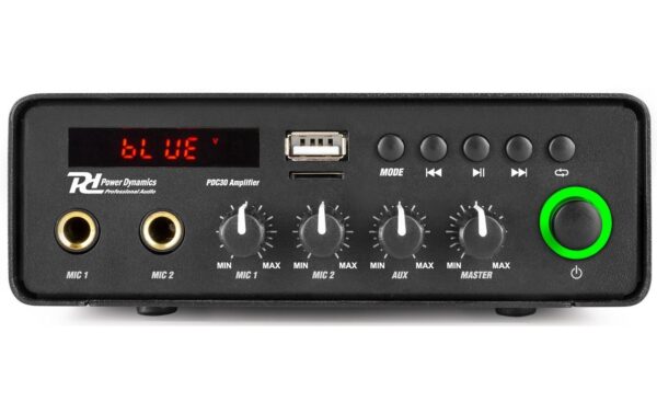 Power Dynamics PDC30 Verstärker 30W, 12V/230V, USB/MP3/BT kaufen Schweiz | Mediatech.ch