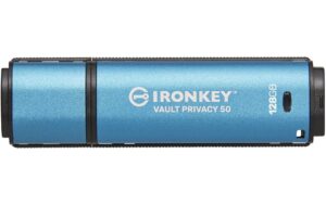 Kingston IronKey Vault Privacy 50 128GB USB3.2 (Typ-A), AES-256 Encrypted, FIPS 197 kaufen Schweiz | Mediatech.ch