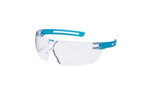 Uvex Schutzbrille x-fit blau, Scheibe: farblos