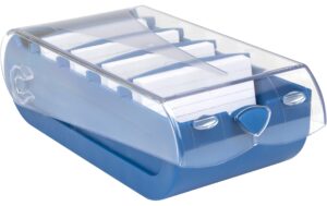 Biella Karteibox Bunny A8 blau Inkl. 5 Trennstege, 100 Karten
