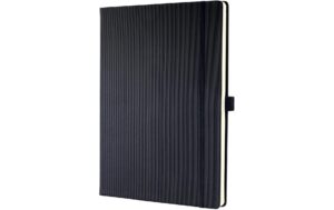 Sigel Conceptum Notizbuch Hardcover A4 194 Blatt liniert, schwarz