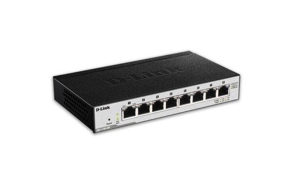 D-Link DGS-1100-08PV2/E: 8 Port PoE Switch 64W PoE Kapazität, Lüfterlos kaufen Schweiz | Mediatech.ch