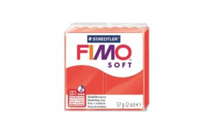 FIMO Soft Modelliermasse indischrot ofenhärtend, weich und soft