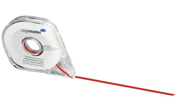 1393368 - Mediatech Legamaster Aufteilungsband 2,5 mm x 16 m, rot