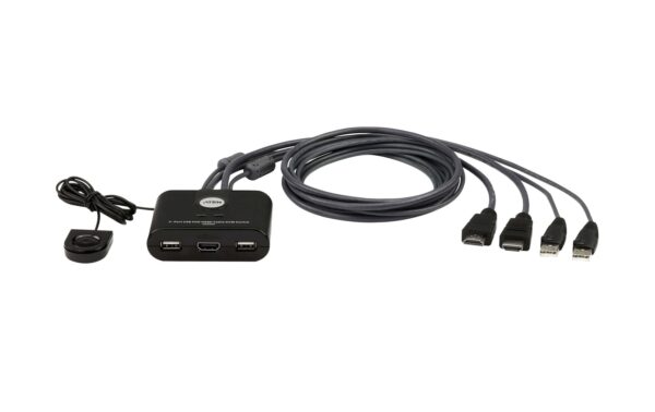 1393396 - Mediatech Aten CS22HF 2-Port HDMI KVM Switch FHD, 2-Port, HDMI kaufen Schweiz | Mediatech.ch